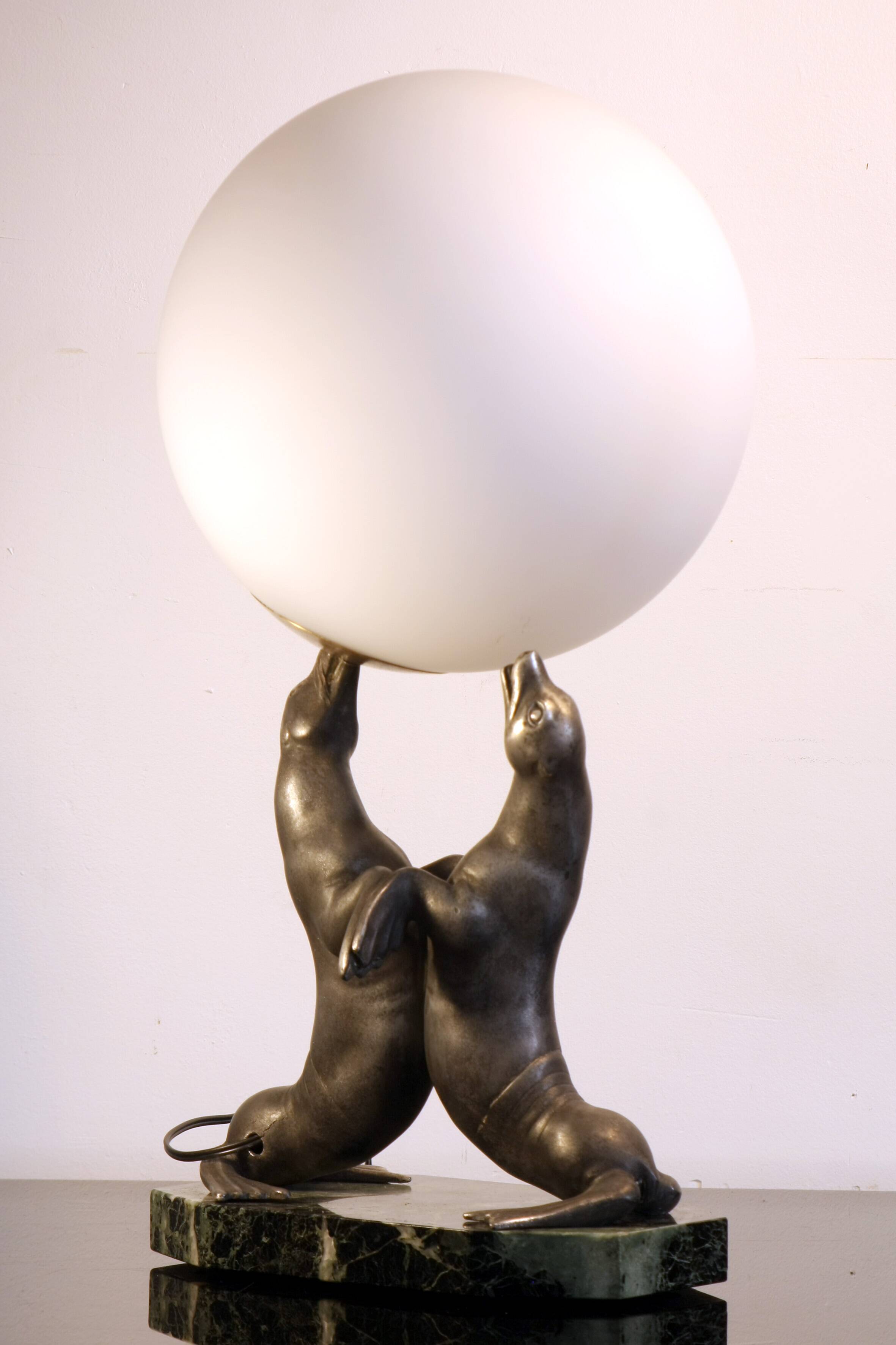 lampe art déco louis albert carvin (1875-1951)