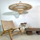 Suspension rattan saucer iron frame D:120 H:60