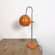 Lampe de table hongroise orange vintage d'Elektrofem, années 1970