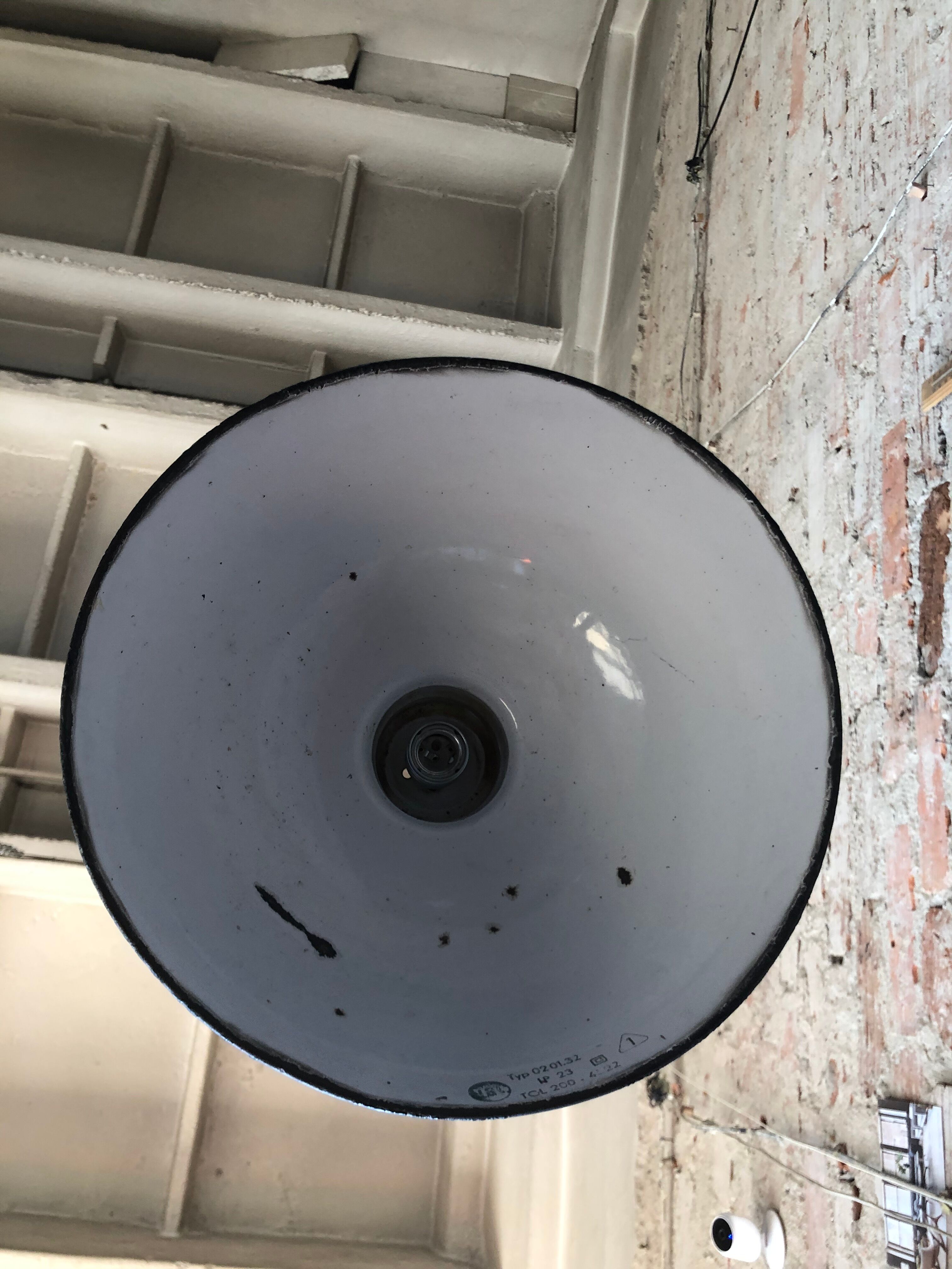 Vintage industrial model EHS2/S pendant lamp, 1950s
