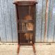 Antique Louis Philippe table in solid cherry and oak with 3 drawers