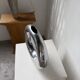 Round aluminium loop vase