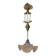 Lustre monte et baisse bronze ancien