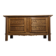 Brutalist oak sideboard attributed to Joseph Savina, France circa 1950.