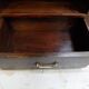 Antique oak open bookcase