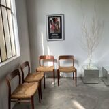 Model 75 straw chairs Niels O. Moller 1950