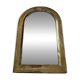 Miroir marocain originale vintage en laiton, en forme d'arche, 49 x 31 cm