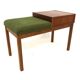Scandinavian teak telephone bench, Sweden, 1960