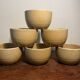 Lot 6 stamped stoneware bowls
