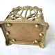 Porte-crayons art nouveau en laiton