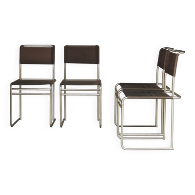 Chaises de salle à manger B40 par Marcel Breuer pour Tecta, années 1980.