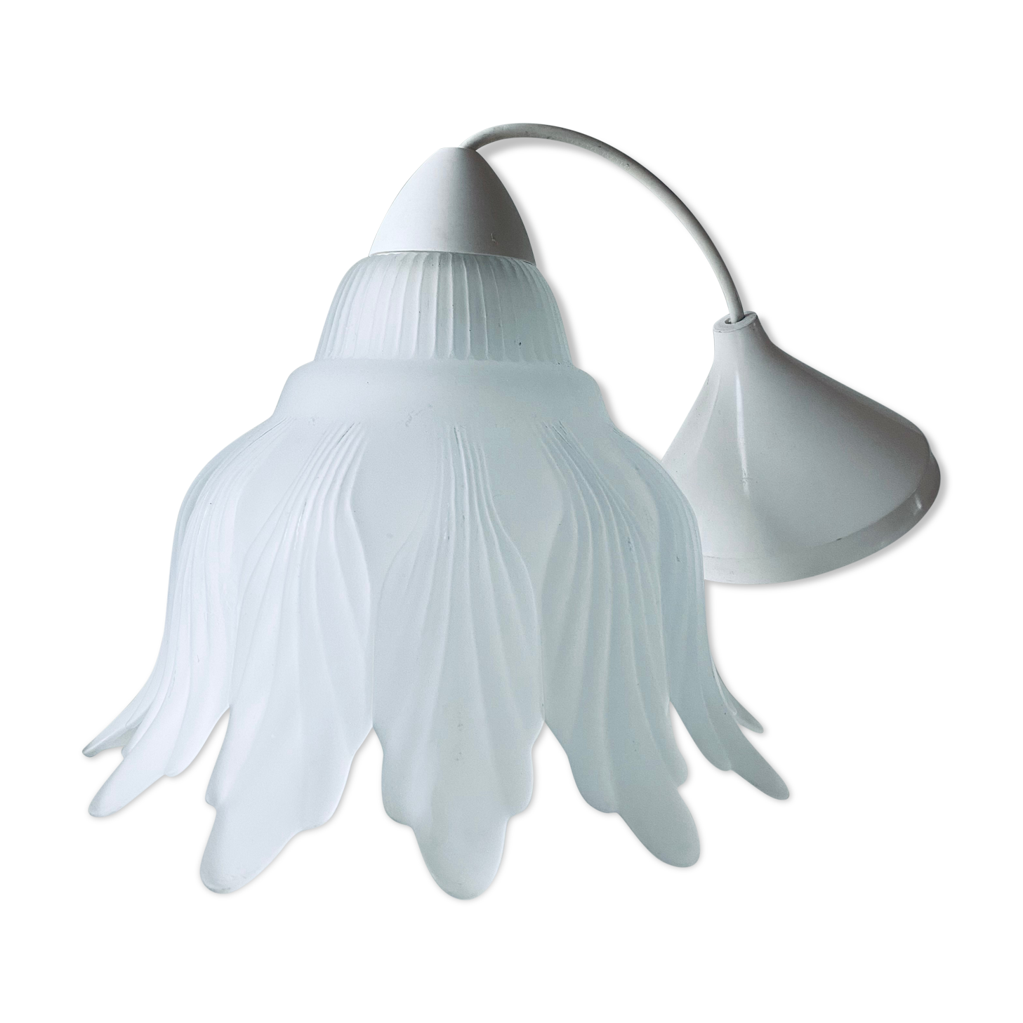 Glass vegetable hanging lamp