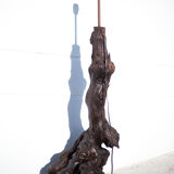 Floor lamp, floor lamp, vine vine and lampshade, large living room lamp, chalet, countryside