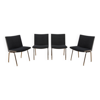 Chaises d'aéroport modèle AP-38 par Hans J. Wegner pour AP Stolen, Danemark, années 1950,