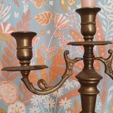 Antique chandelier in gilded brass