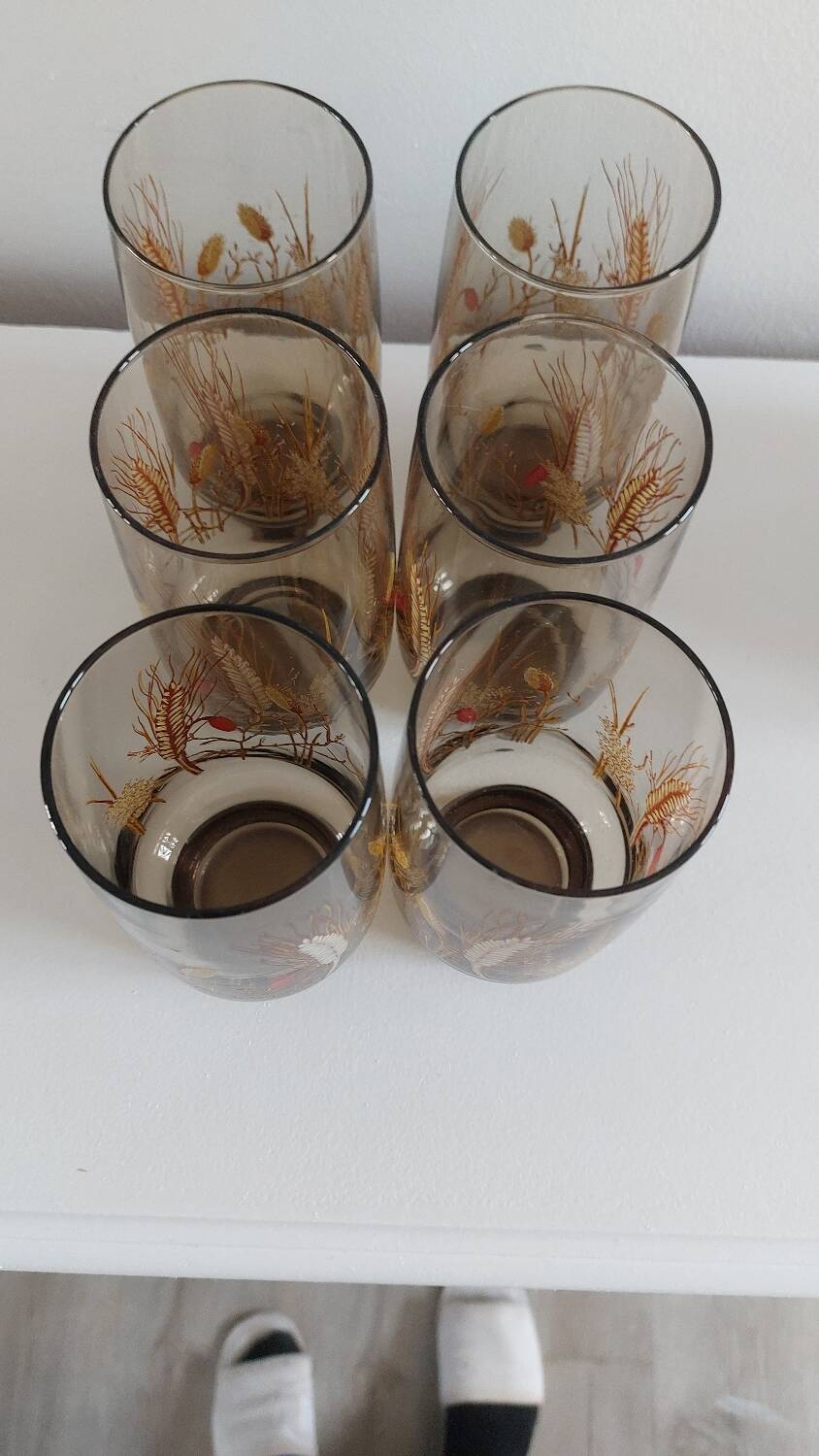 Series of 6 Tivoli glasses