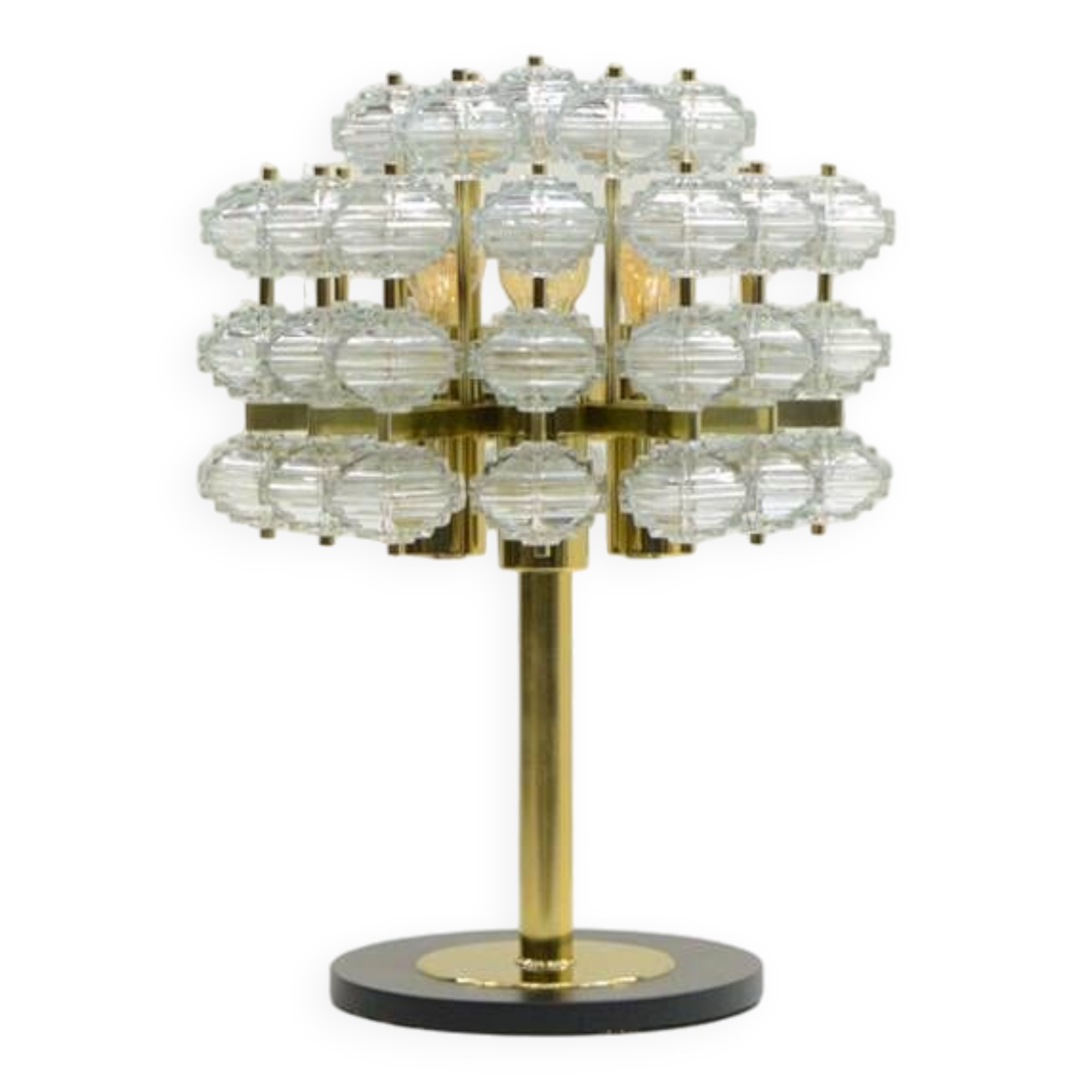 Very Rare table lamp by VEB leuchtenbau Leipzig, 1960s Germany.