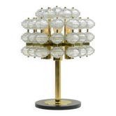 Lampe de table très rare de VEB leuchtenbau Leipzig, Allemagne des années 1960.