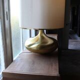 Italian brass and fabric lamp, 1960