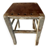 Wooden workshop stool