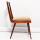 Chaise Mid Century Gazelle II en Velours Beige et Bois de Hêtre, Europe, 1960s