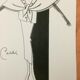 Illustration de mode de presse par Pierre Cardin