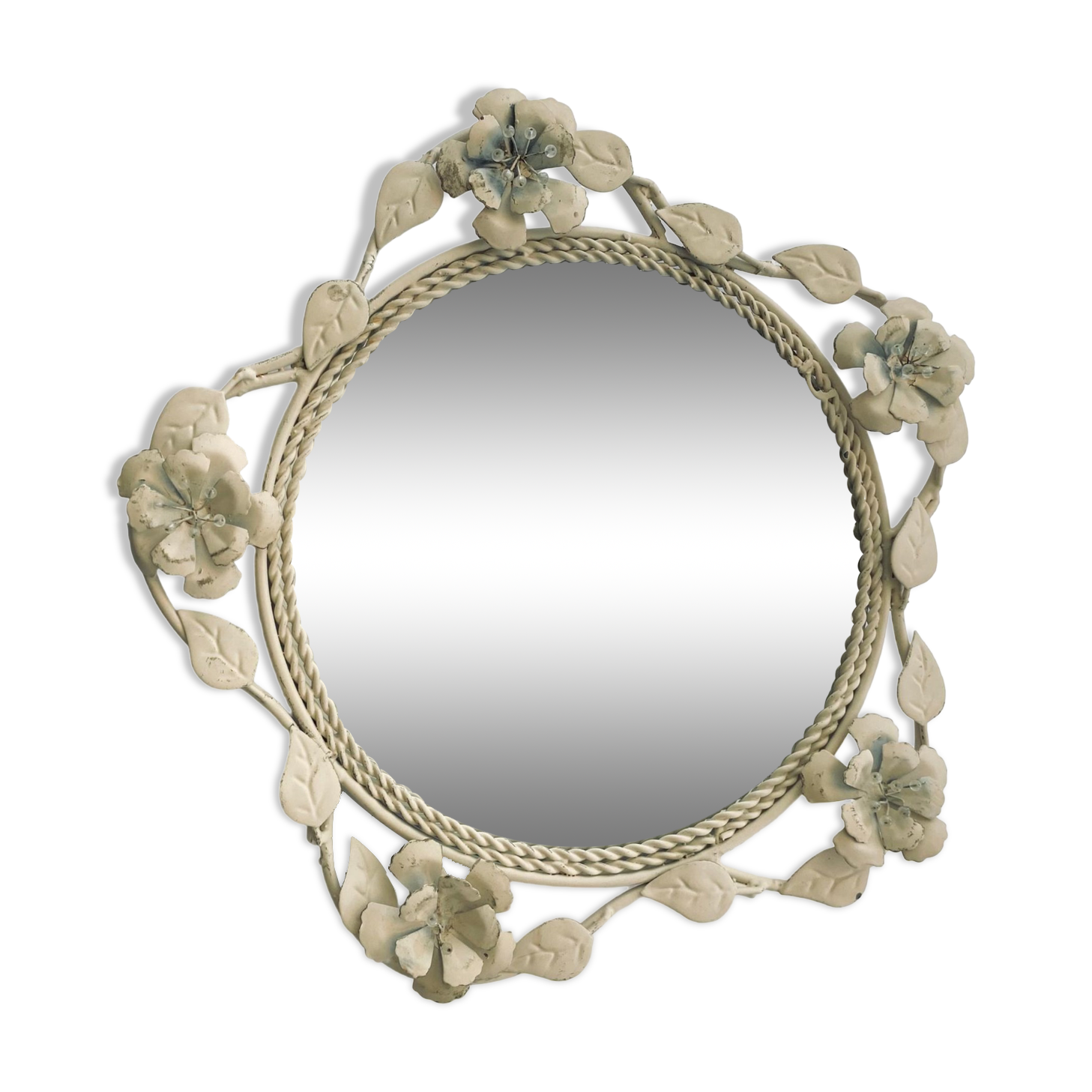 Metal mirror 60s 40cm