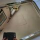 Large Silver Metal Serving Tray