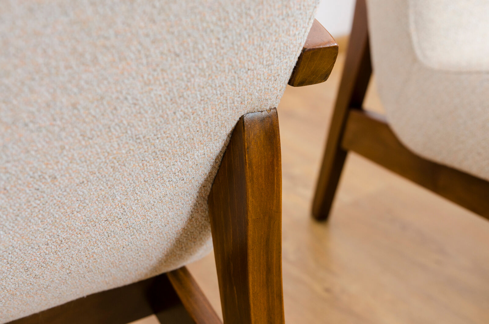 Pair of mid century armchairs