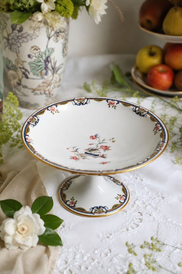 Fruitier sur pied ancien Théodore Haviland Limoges – Porcelaine de Fra