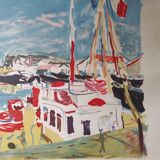 Lithograph signed Émile Sabouraud