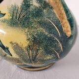 Old faience vase said to the "deer".