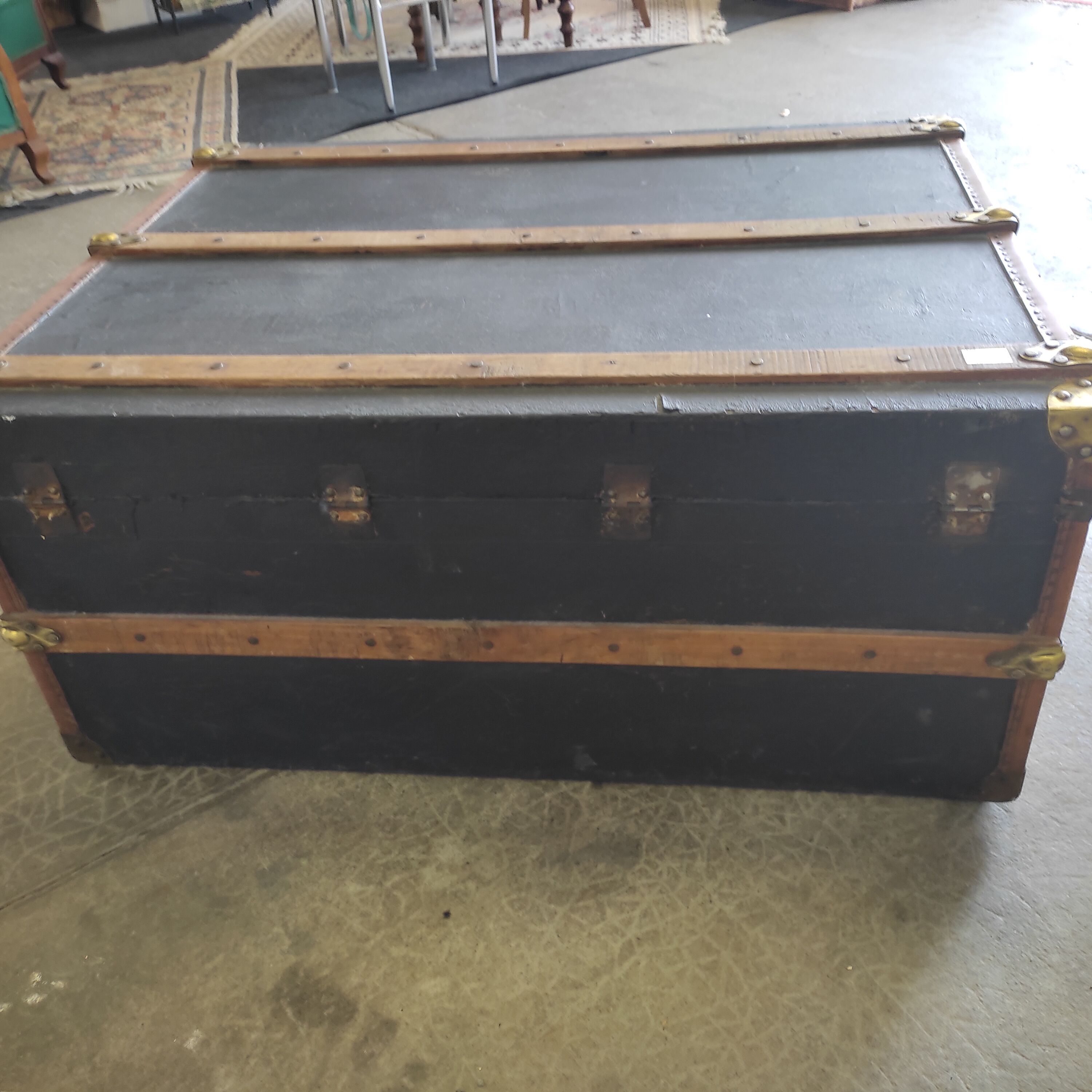 Large travel trunk