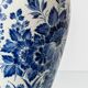 Vintage Table Lamp in Delft Style, Hand-Painted Blue and White, Ram Arnhem, New Shade
