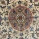 Authentic Tabriz Persian Carpet in Kork Wool and Silk (50 Raj) – 200 x 200 cm