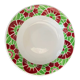 Hollow round dish sarreguemines art nouveau