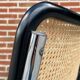 Cesca chair b32 model in blak and wood by Marcel Breuer