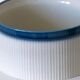 Plat rond Wedgwood "Blue Pacific" Made in England Vintage 70's
