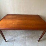 Vintage teak scandinavian signed table