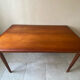 Vintage teak scandinavian signed table