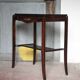 Table vintage, table bois avec 1 tiroir, console art déco, table d'appoint