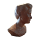 Bust woman of the 50s in terracotta
