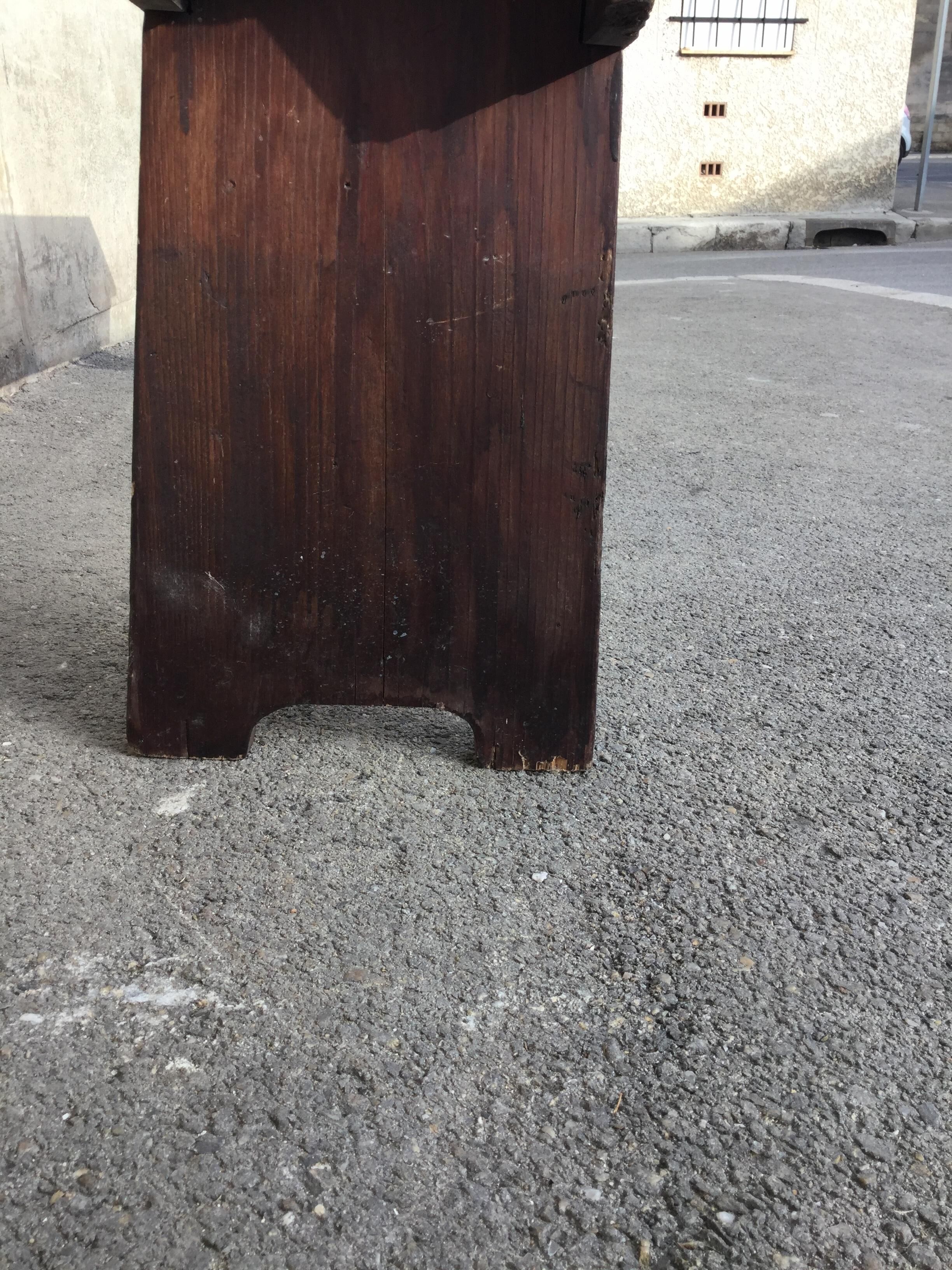 Vintage wooden bench