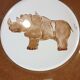 Set 5 assiettes à dessert animaux sauvages d'Afrique