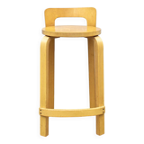 Sgabello K65 di Alvar Aalto per Artek, 70's