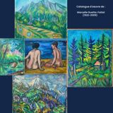 Large painting hst "baigneuses" marcelle guetta-fattal (1922-2009) fauvism
