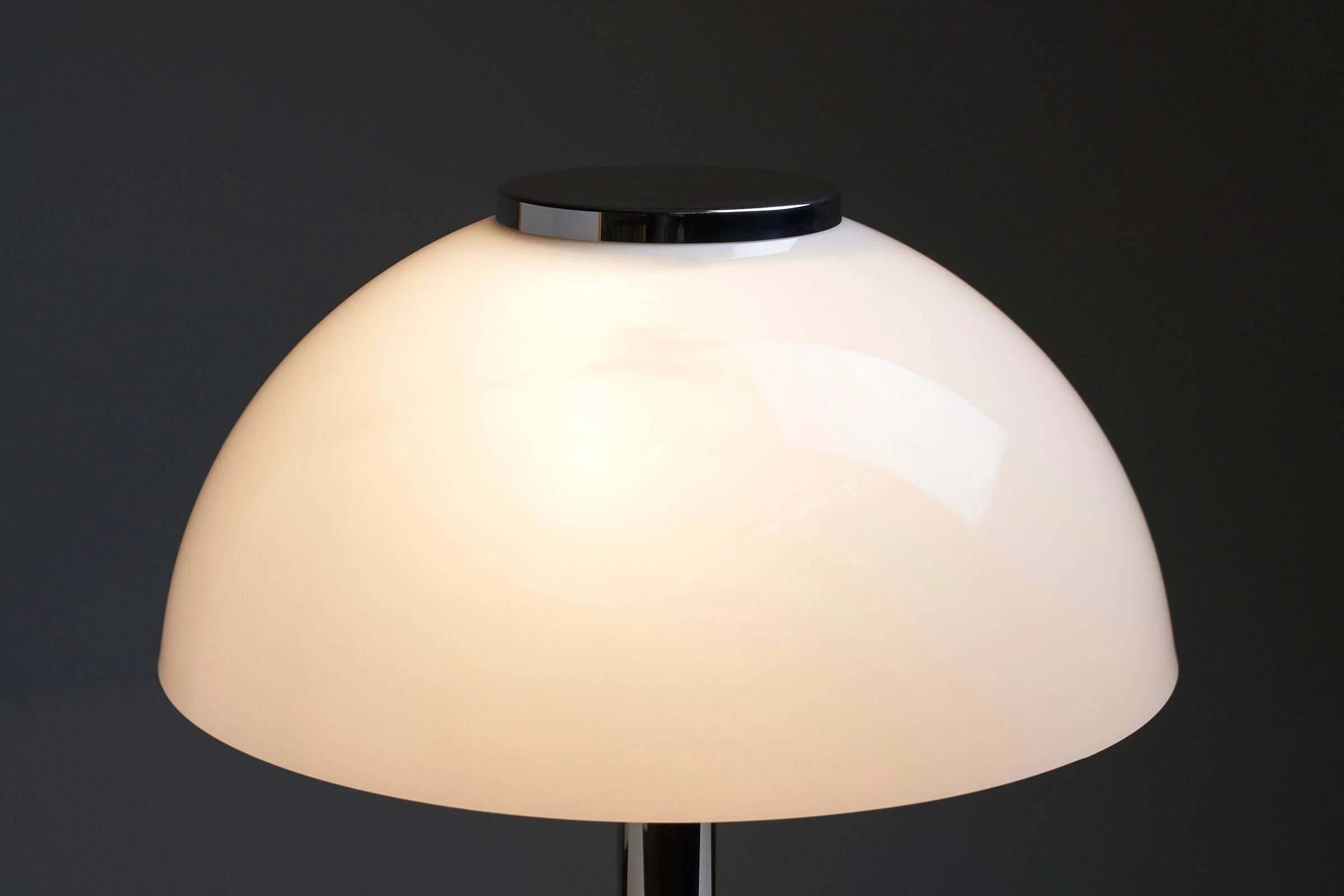 Plexi & chrome table lamp by Beisl Leuchten