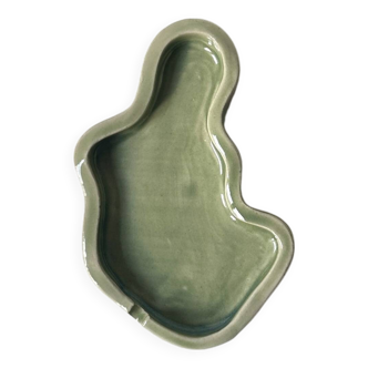 Flame ashtray, water green - Tram Gomsu