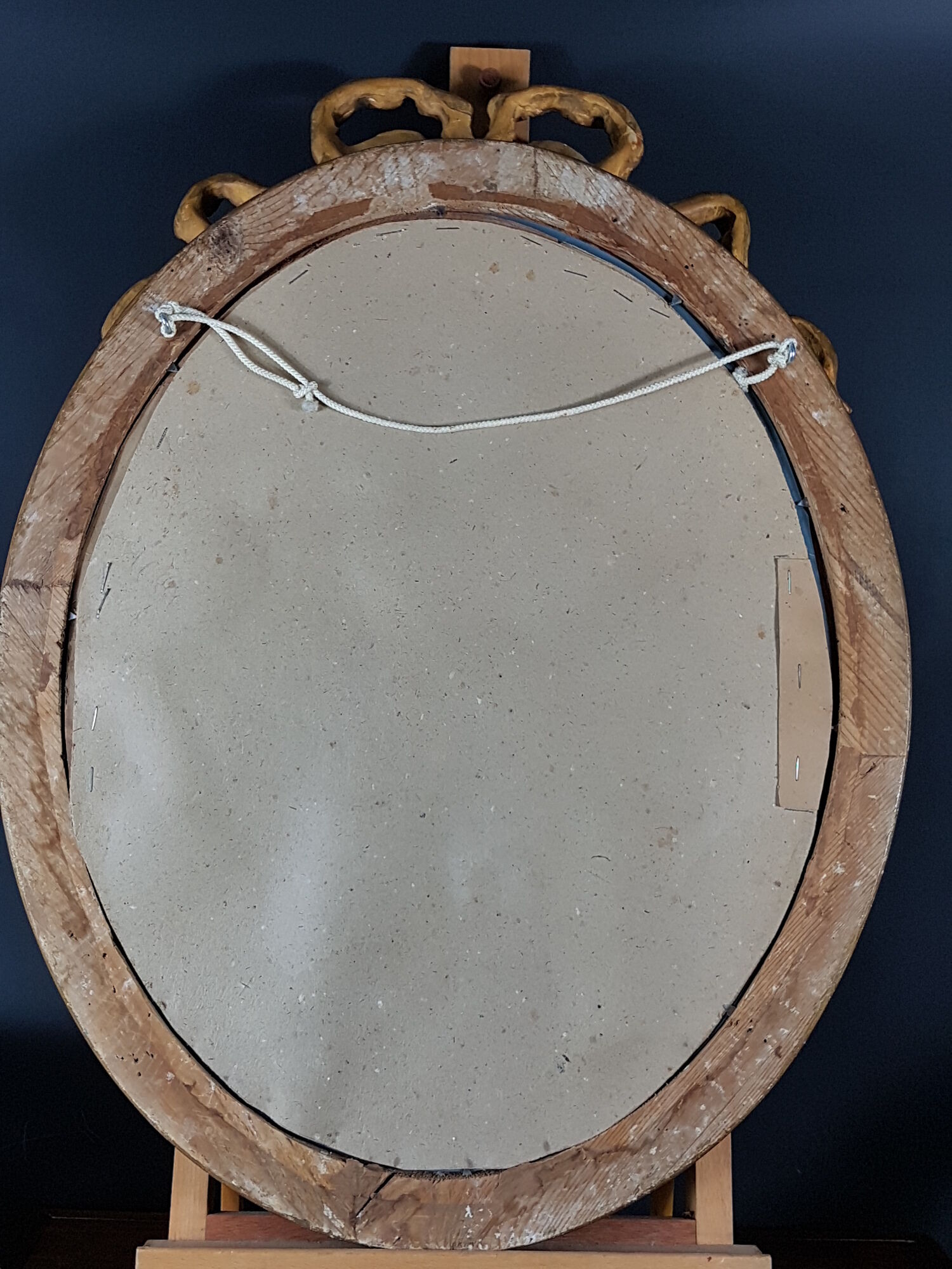 Mirror framing old Louis XV style, 65x47cm