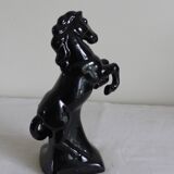 Black ceramic horse